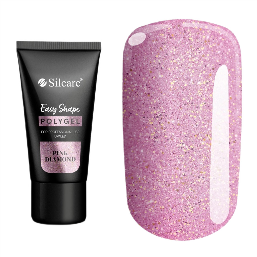 1175871747982474 Easy Shape Polygel akrylożel do paznokci Pink Diamond 30g - obrazek 1