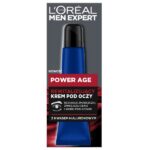 Men Expert Power Age rewitalizujący krem pod oczy 15ml