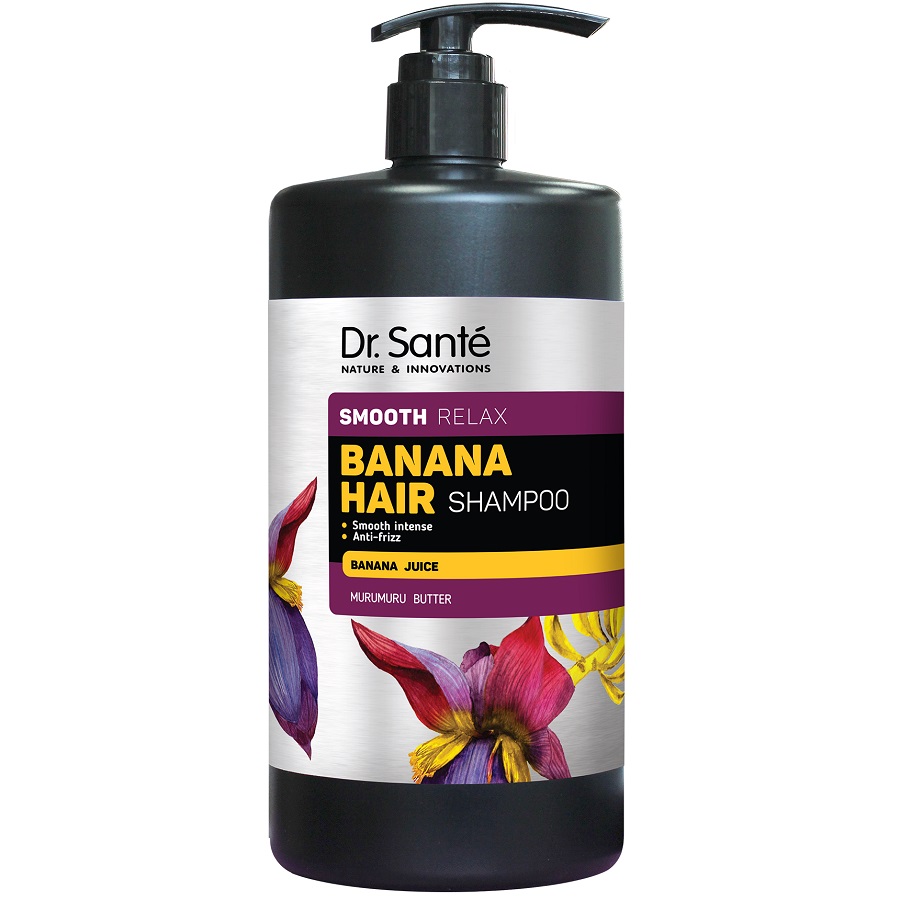 11850611678706536 Banana Hair Shampoo wygładzający szampon do włosów z sokiem bananowym 1000ml - obrazek 1