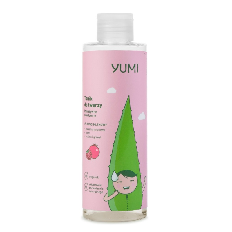 11886741681724423 Tonik intensywnie nawilżający 6% kwas mlekowy Malina-Granat 200ml - obrazek 1