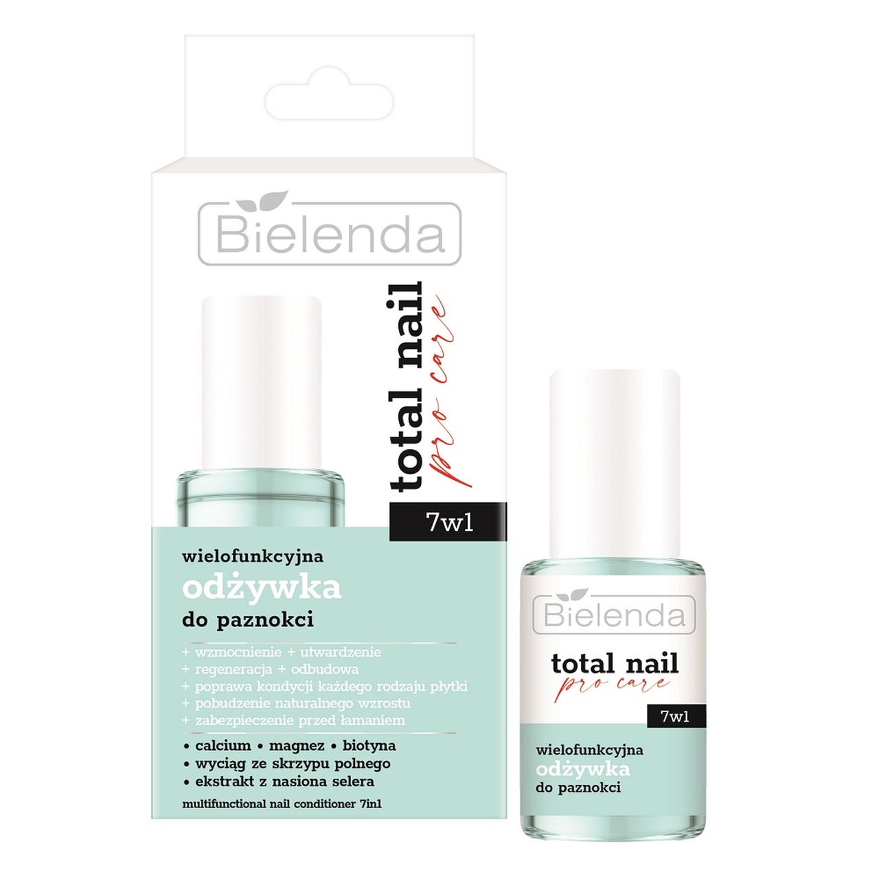 11952411697614022 Total Nail Pro-Care wielofunkcyjna odżywka do paznokci 7w1 10ml - obrazek 1