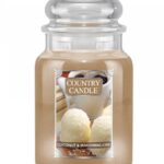 Duża świeca zapachowa z dwoma knotami Coconut Marshmallow 680g