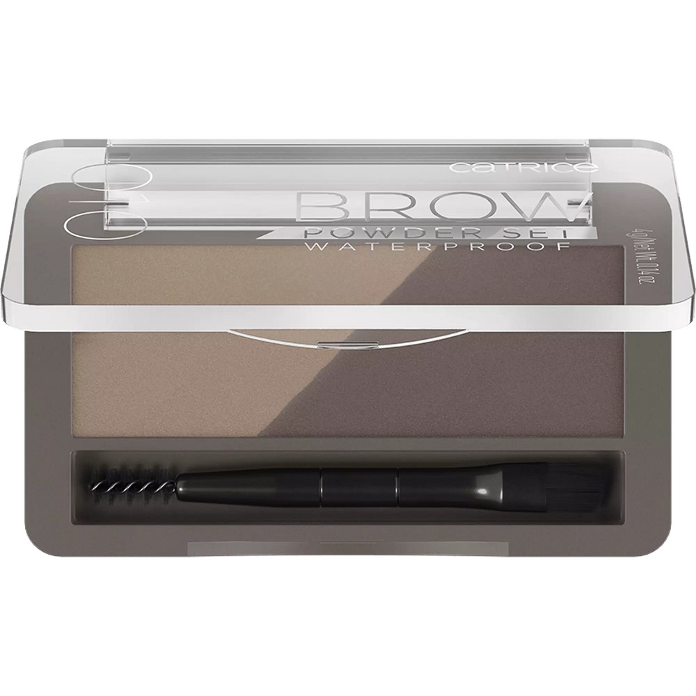 12016871725881087 Brow Powder Set wodoodporny zestaw do brwi w pudrze 010 Ash Blond 4g - obrazek 1