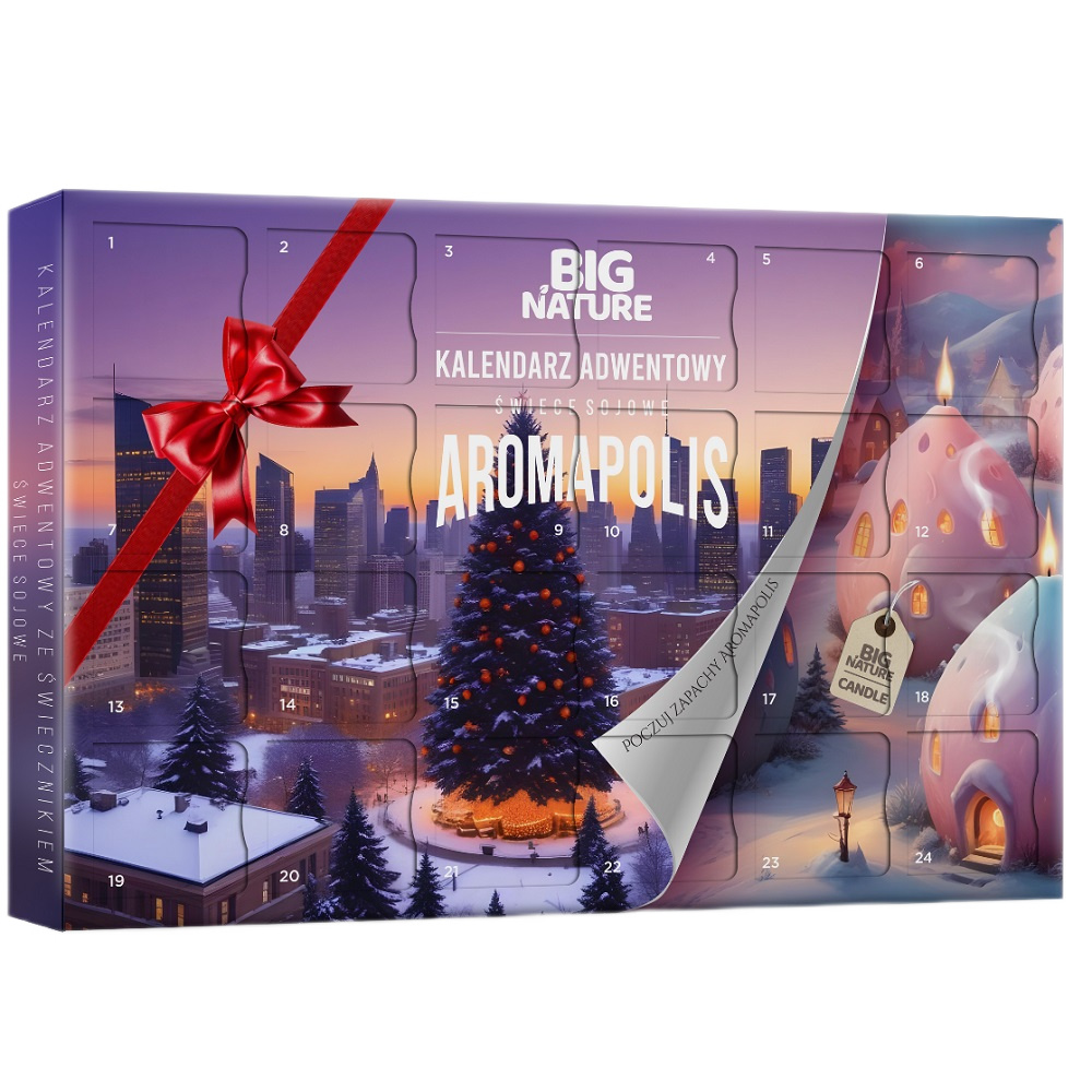 12152241730707331 Aromapolis kalendarz adwentowy ze świecami sojowymi 24x8g - obrazek 1