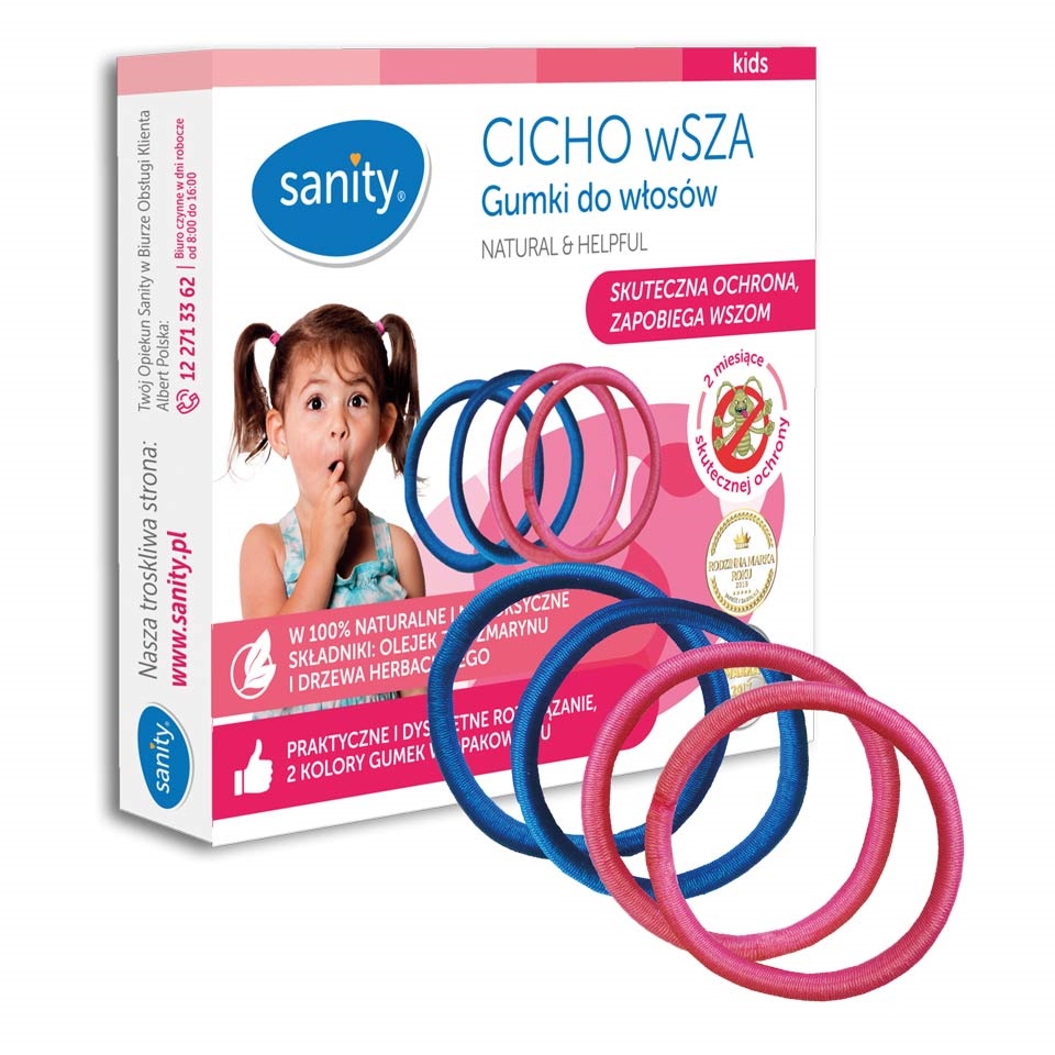 12157941761638057 Kids CICHO wSZA gumki na wszy 4szt - obrazek 1