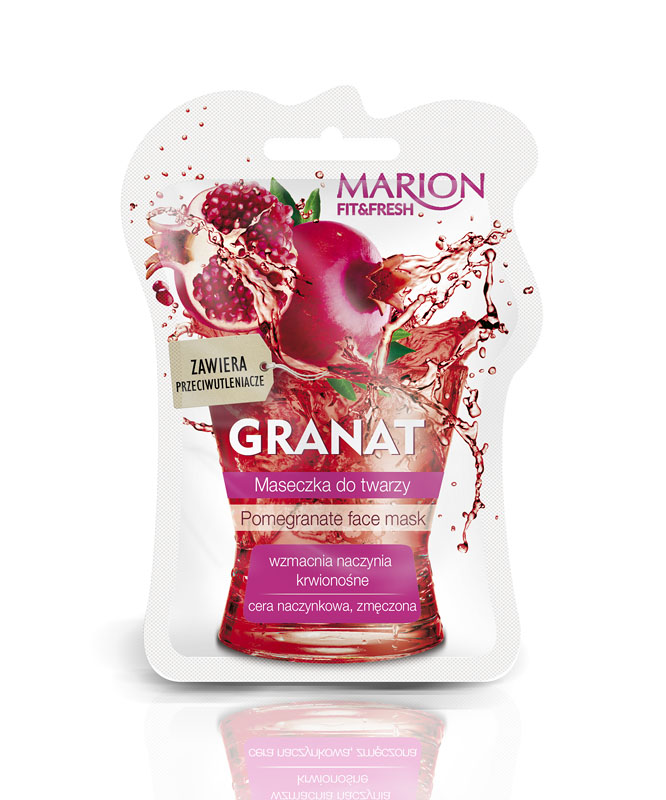 1225091582091817 Fit&Fresh Face Mask maseczka do twarzy wzmocnienie naczyń krwionośnych Granat 7.5ml - obrazek 1