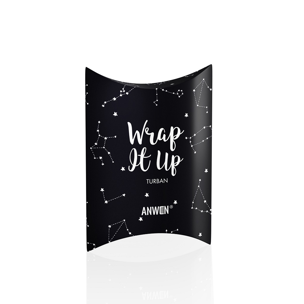12261361596512455 Wrap It Up turban do włosów Czarny - obrazek 1