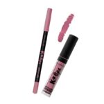 K-Lips Matte Liquid Lipstick & Lip Liner zestaw do wykonywania makijażu ust 5 Lovely Lips