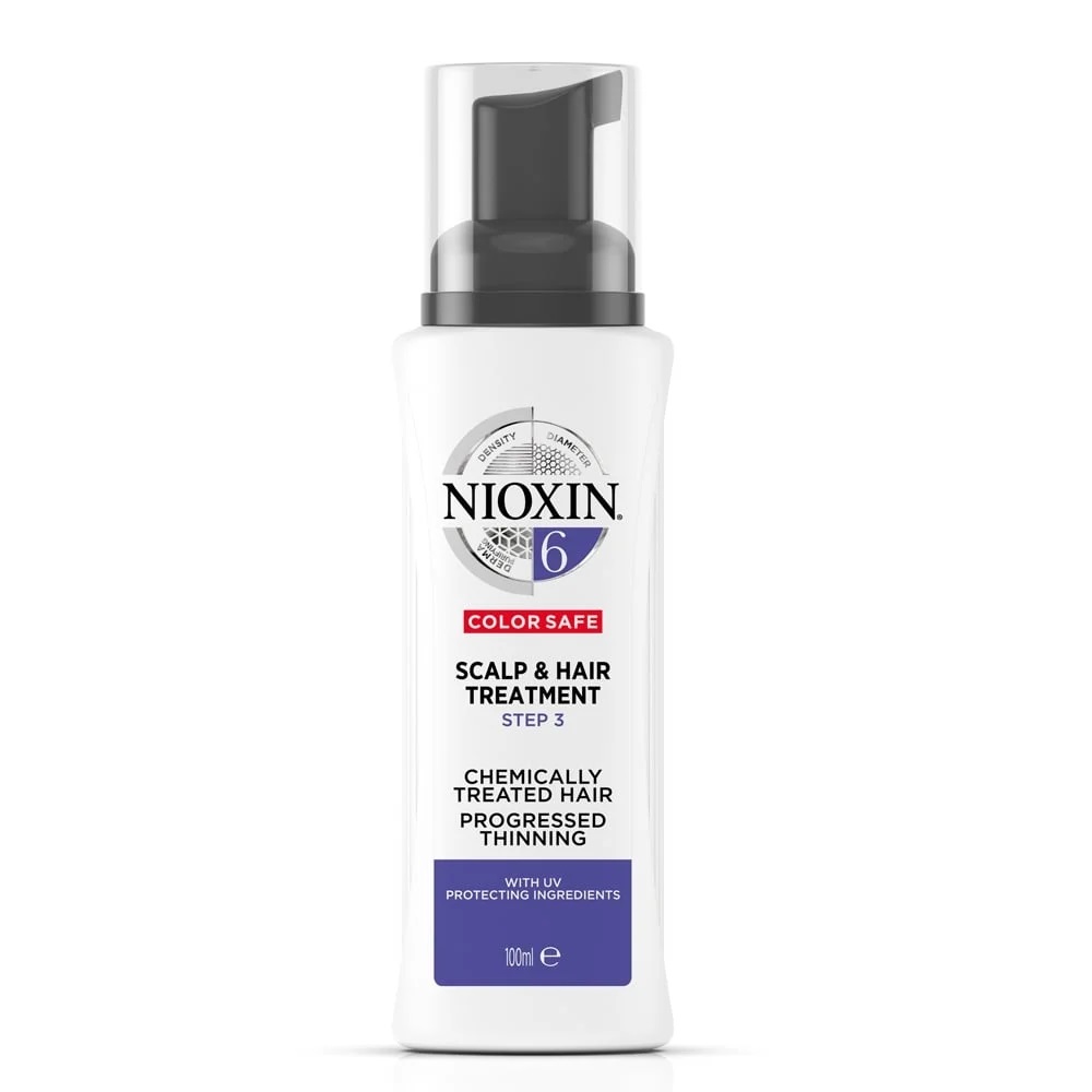12350201687864766 System 6 Scalp & Hair Leave-In Treatment kuracja bez spłukiwania do skóry głowy i włosów po zabiegach chemicznych znacznie przerzedzonych 100ml - obrazek 1