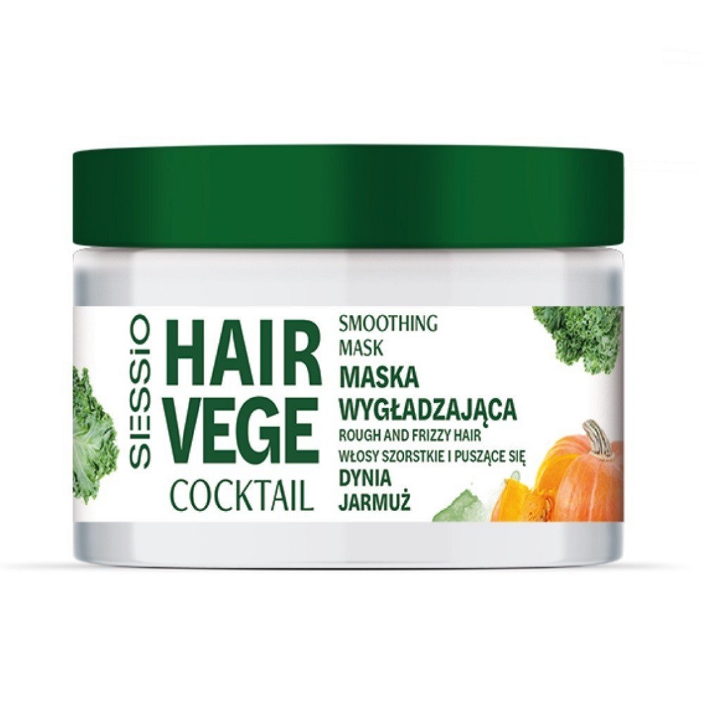 12473451696330107 Hair Vege Cocktail wygładzająca maska do włosów Dynia i Jarmuż 250g - obrazek 1