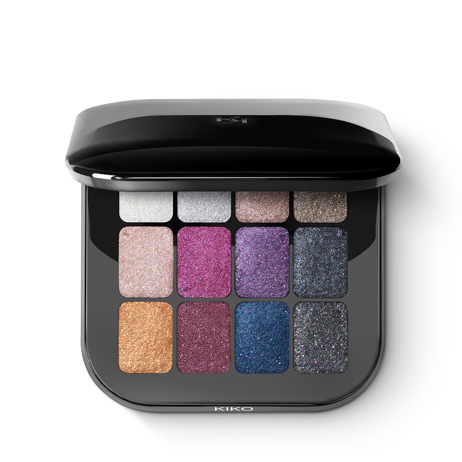 KM000000227002B Cult Colours Eyeshadow Palette paleta 12 łatwych do rozcierania cieni w wyszukanych odcieniach 02 Shocking Sparkle Shades 12g - obrazek 1