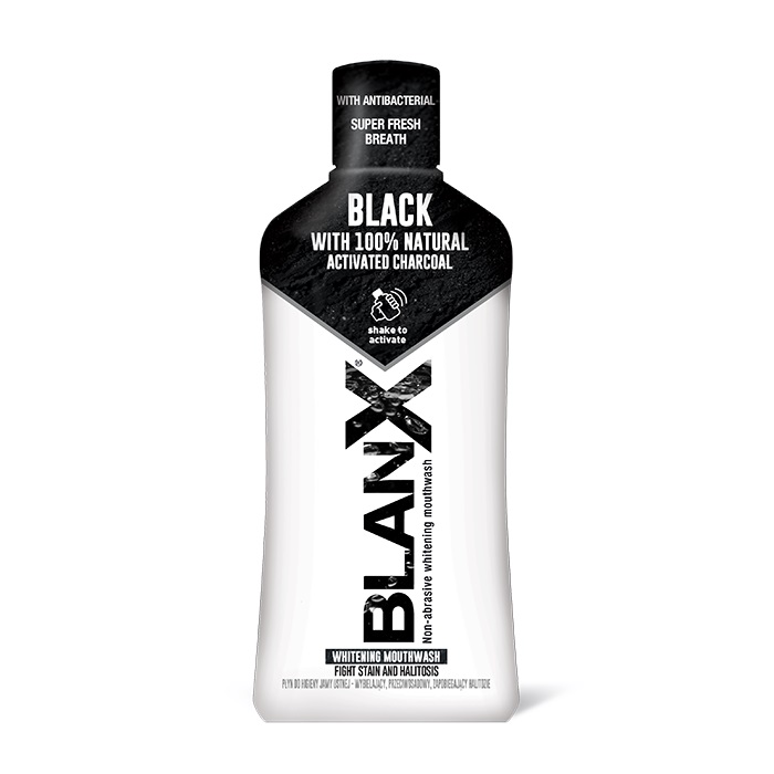 12637301662375583 Black Charcoal płyn do płukania ust z aktywnym węglem 500ml - obrazek 1