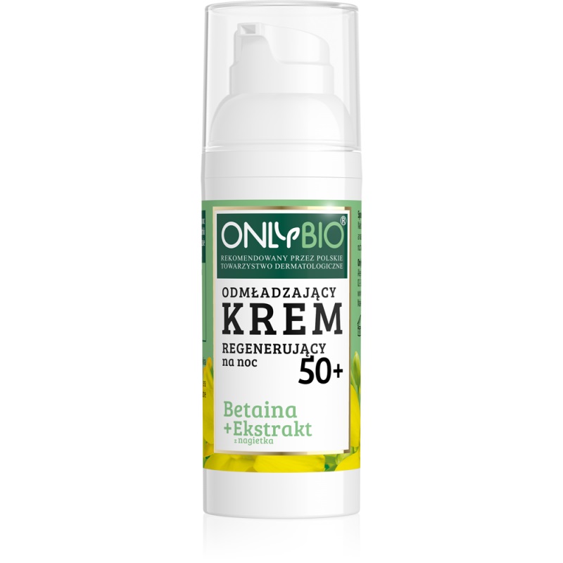 1264431611298672 Betaina + Ekstrakt z Nagietka odmładzający krem regenerujący na noc 50+ 50ml - obrazek 1
