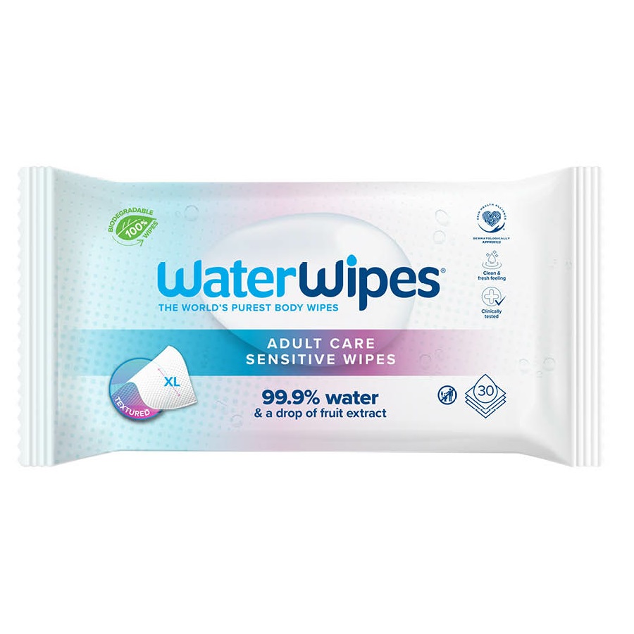 12661621691758243 BIO Adult Care Sensitive Wipes chusteczki nawilżane wodne XL 30szt. - obrazek 1
