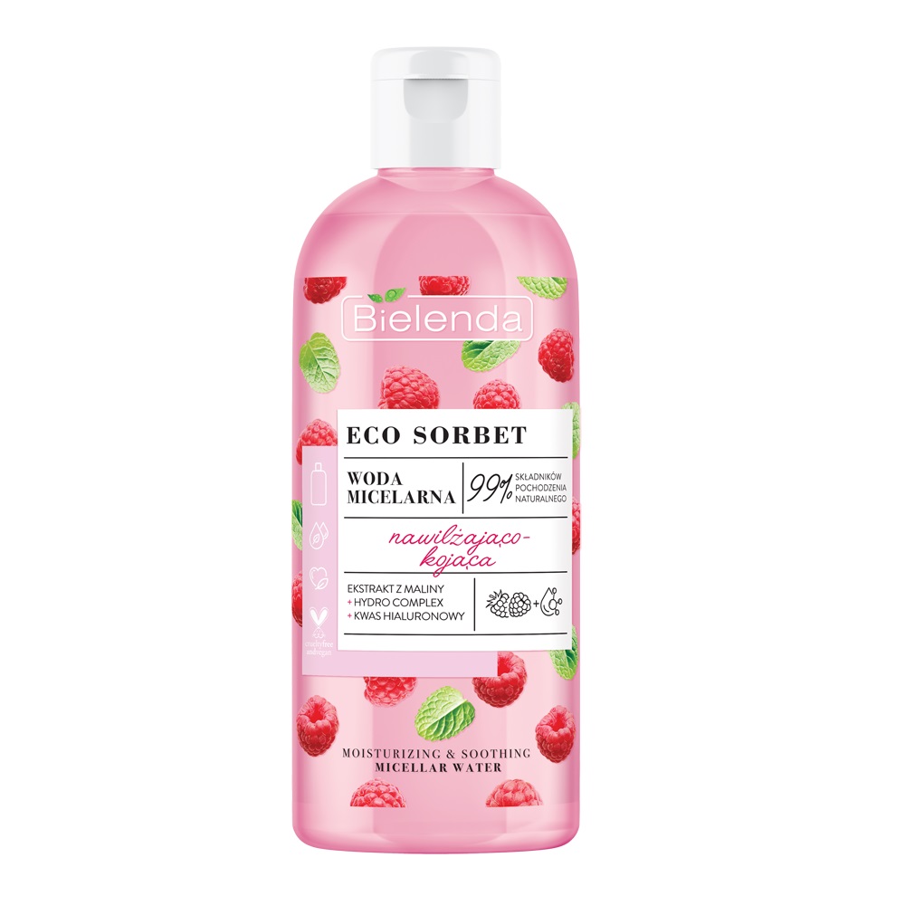 1266261650910443 Eco Sorbet woda micelarna nawilżająco-kojąca Malina 500ml - obrazek 1