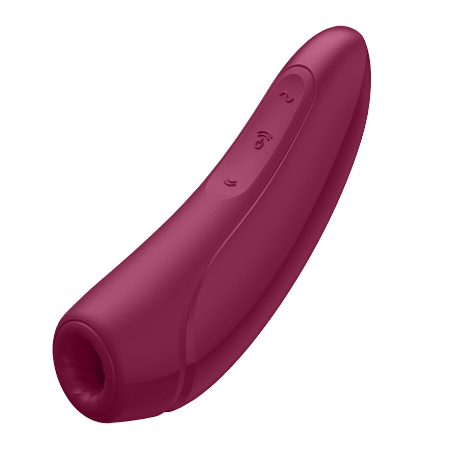 12664741638192978 Curvy 1+ bezdotykowy stymulator ssąco-wibrujący Rose Red - obrazek 1
