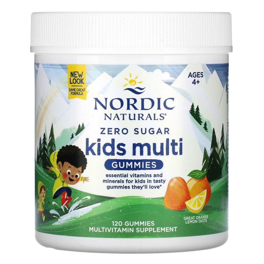 12832181760087898 Zero Sugar Kids Multi Gummies suplement diety dla dzieci 120 żelek bez cukru - obrazek 1