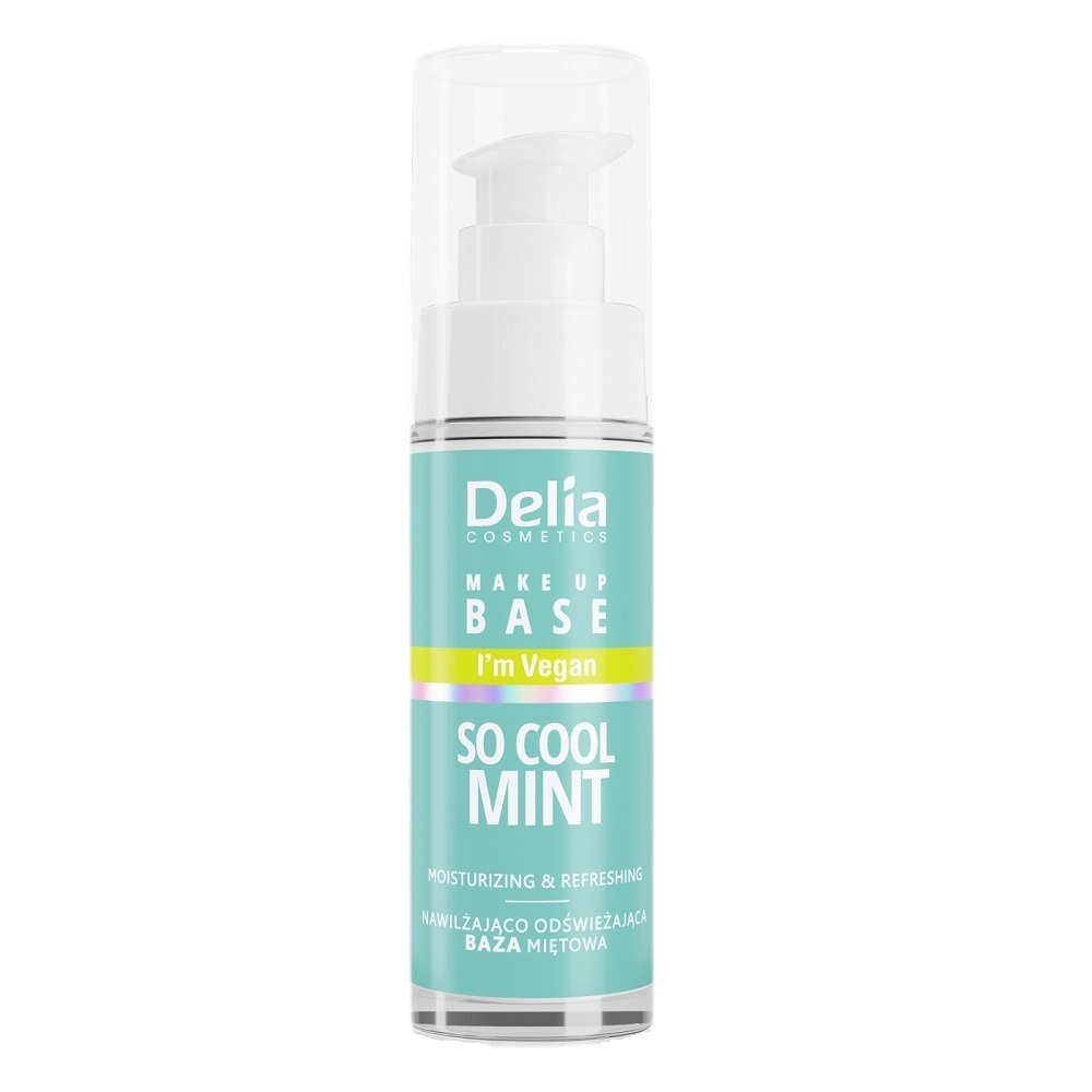 1285491713932537 Vegan Make Up Base wegańska baza nawilżająco-odświeżająca So Cool Mint 30ml - obrazek 1