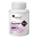 Inozytol myo/D-chiro 650mg + B6 suplement diety 100 kapsułek