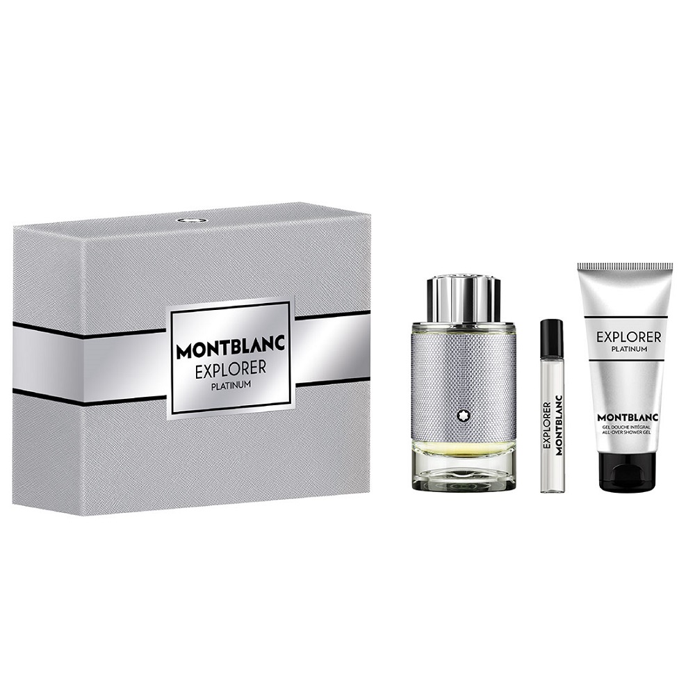 12959391732264681 Explorer Platinum zestaw woda perfumowana spray 100ml + miniatura wody perfumowanej 7.5ml + żel pod prysznic 100ml - obrazek 1