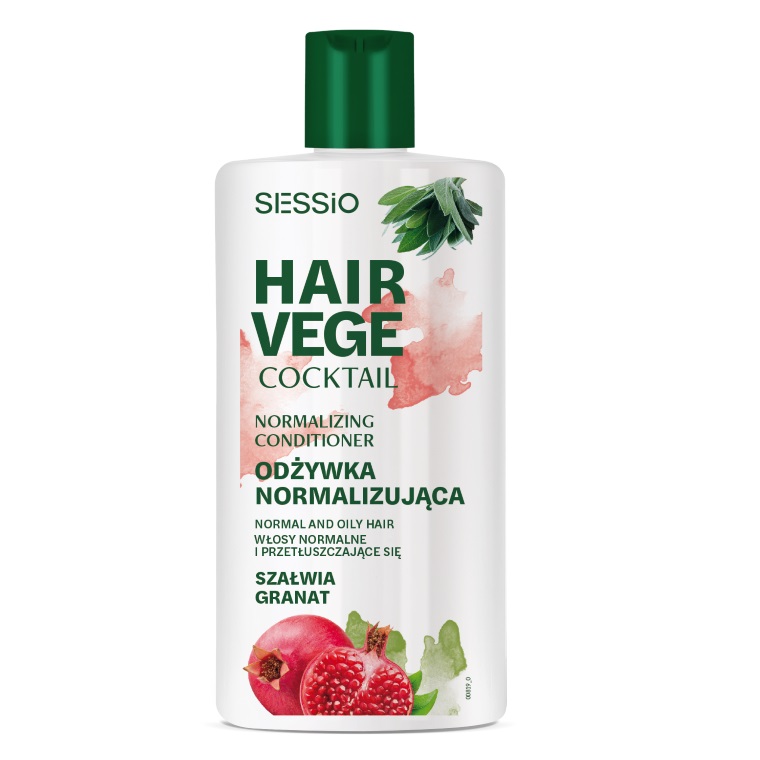 12996241696502888 Hair Vege Cocktail normalizująca odżywka do włosów Szałwia i Granat 300g - obrazek 1