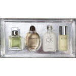 Men Mini zestaw Eternity woda toaletowa 15ml + Obsession woda toaletowa 15ml + CK One woda toaletowa 15ml + Escape woda toaletowa 15ml