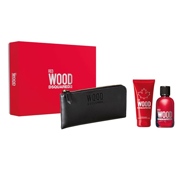 13094581701759325 Red Wood Pour Femme zestaw woda toaletowa spray 100ml + żel pod prysznic 100ml + portfel - obrazek 1