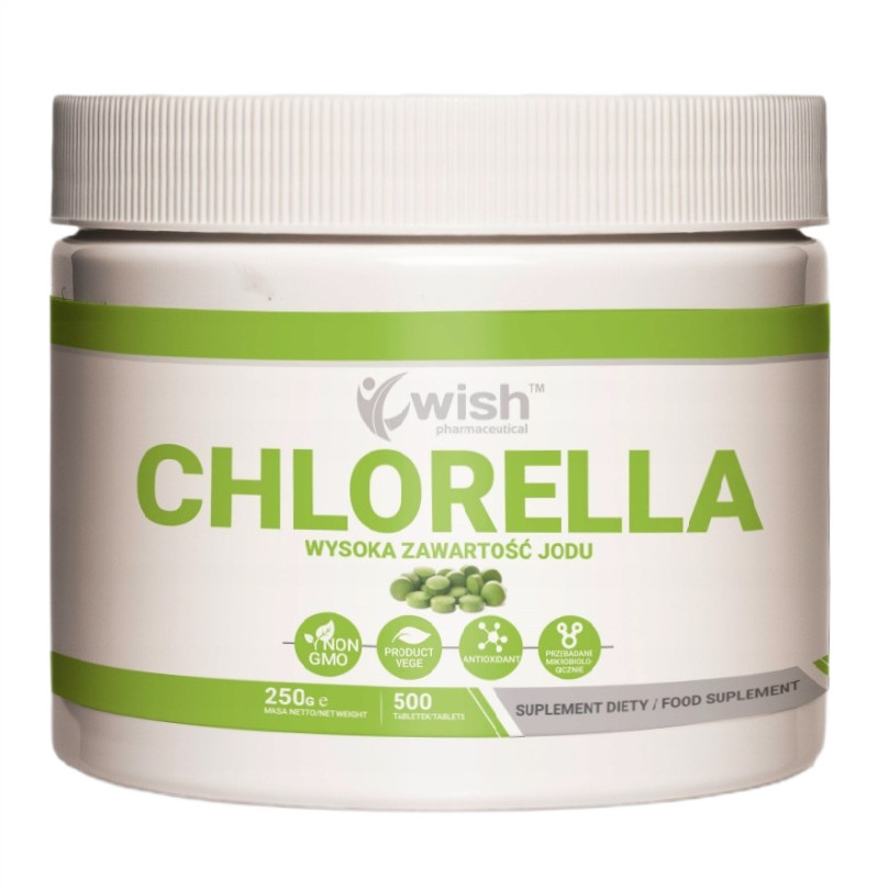 13107241748248504 Chlorella 500mg suplement diety 500 tabletek - obrazek 1