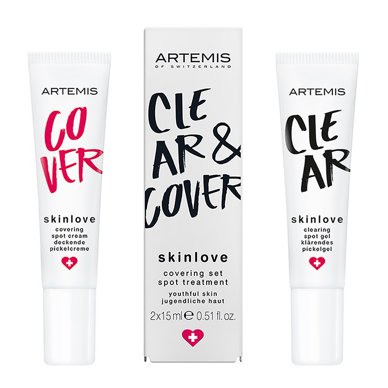 13191741634637704 Skinlove Covering Set Spot Treatment żel punktowy i korektor maskujący niedoskonałości 2x15ml - obrazek 1