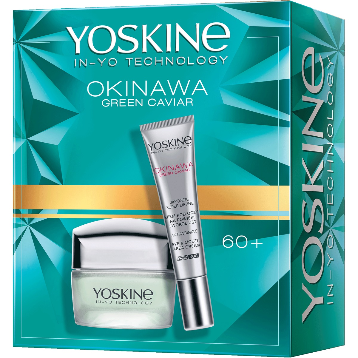 13274361704366062 Okinawa Green Caviar zestaw krem do twarzy na dzień i na noc 60+ 50ml + krem pod oczy na powieki i wokół ust 15ml - obrazek 1