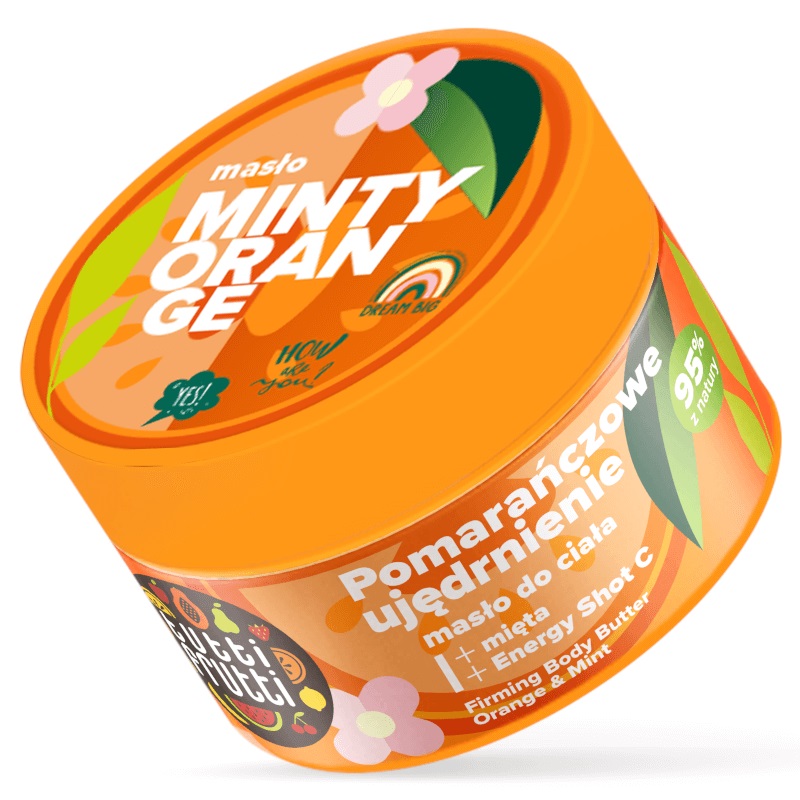 13329861697466366 Tutti Frutti ujędrniające masło do ciała Pomarańcza i Mięta + Energy Shot C 200ml - obrazek 1