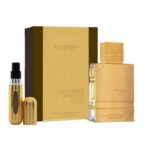Amber Oud Gold Edition Extreme zestaw woda perfumowana spray 200ml + woda perfumowana spray 10ml