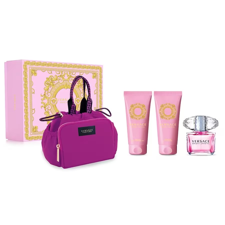 13357551706075946 Bright Crystal zestaw woda toaletowa spray 90ml + żel pod prysznic 100ml + balsam do ciała 100ml + torba kosmetyczna - obrazek 1