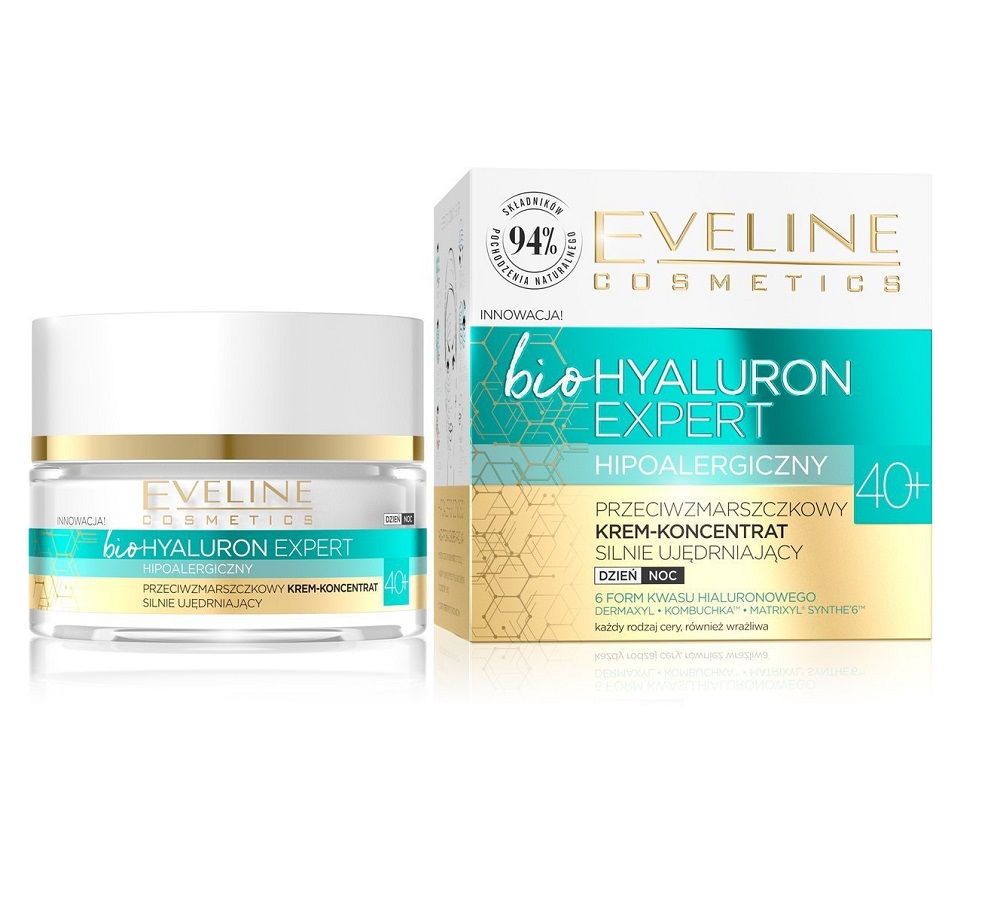 13423481601628271 Bio Hyaluron Expert 40+ przeciwzmarszczkowy krem-koncentrat silnie ujędrniający na dzień i noc 50ml - obrazek 1