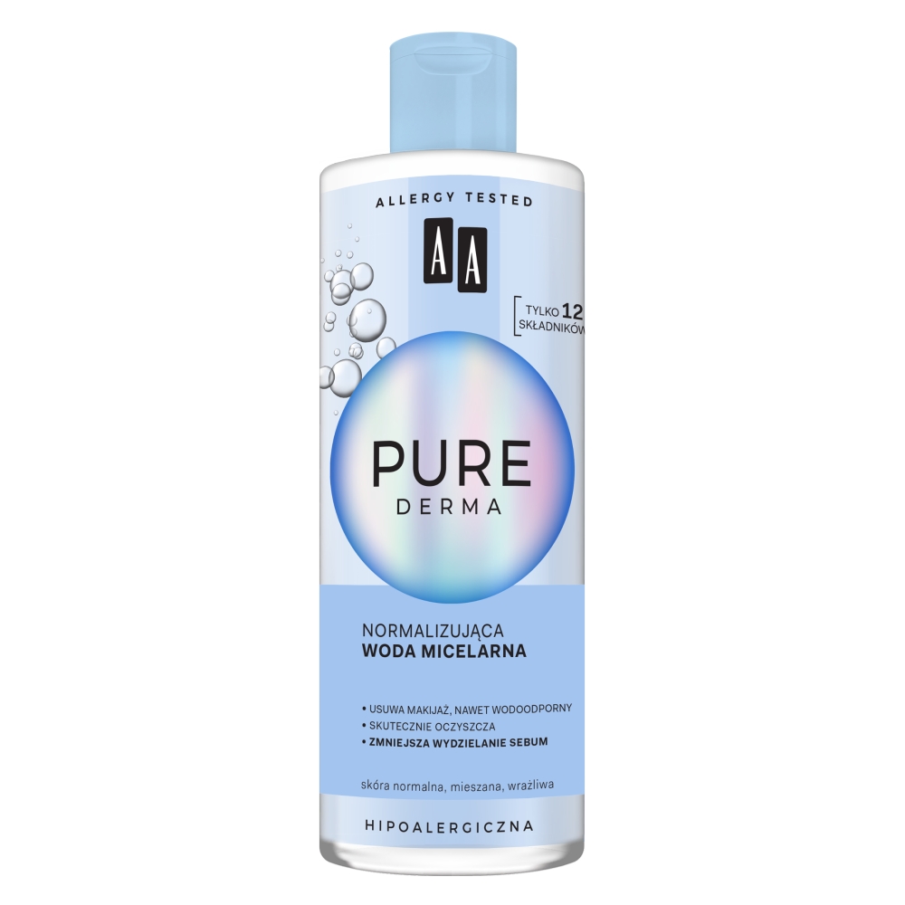 13432611632995734 Pure Derma normalizująca woda micelarna 400ml - obrazek 1
