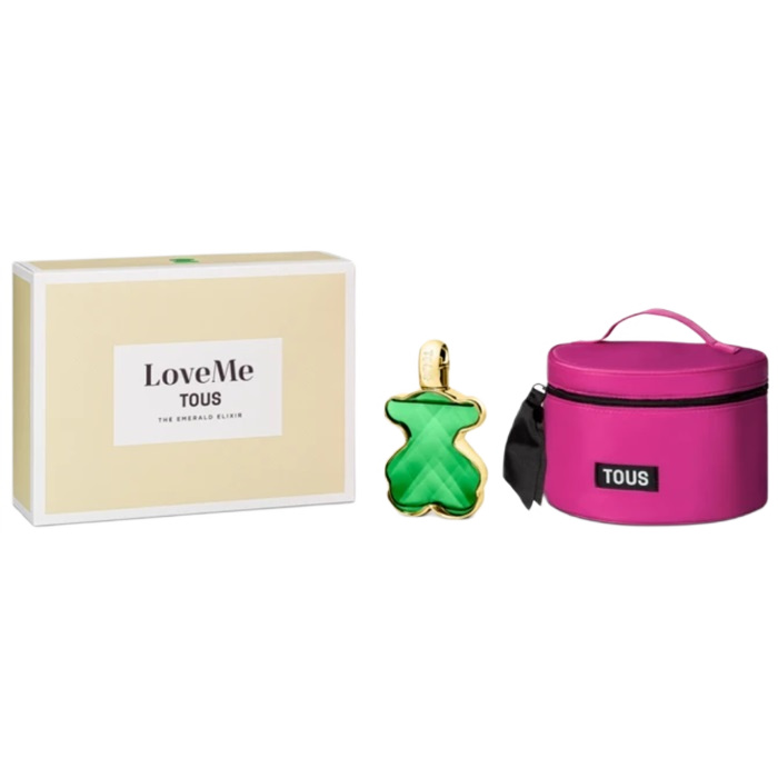 13554291745821662 LoveMe The Emerald Elixir zestaw perfumy spray 90ml + kosmetyczka - obrazek 1