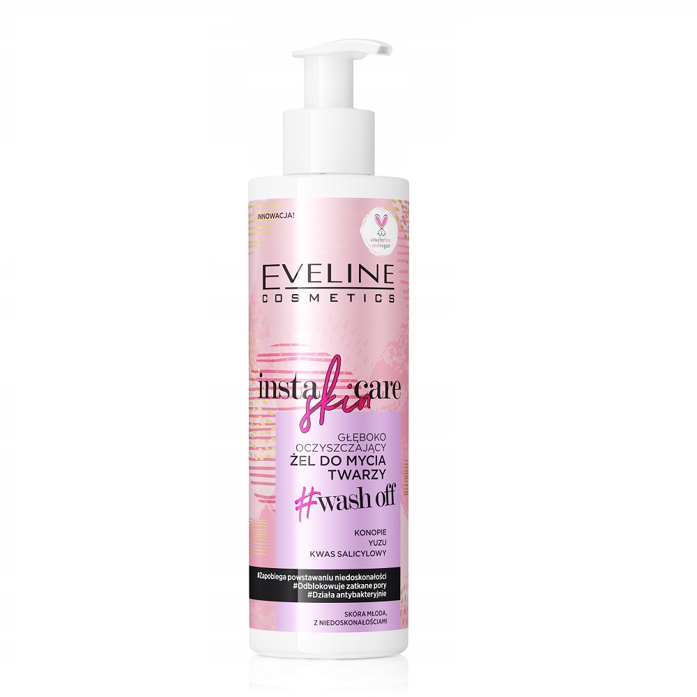 13584511601556103 Insta Skin Care głęboko oczyszczający żel do mycia twarzy 200ml - obrazek 1