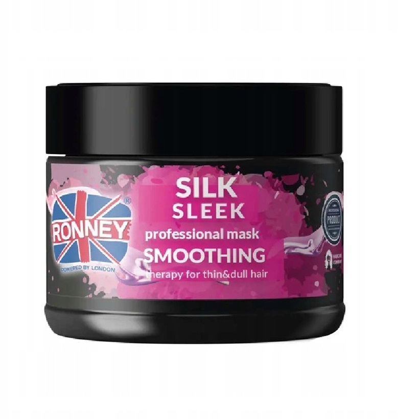 13590691648562868 Silk Sleek Professional Mask Smoothing wygładzająca maska do włosów cienkich i matowych 300ml - obrazek 1