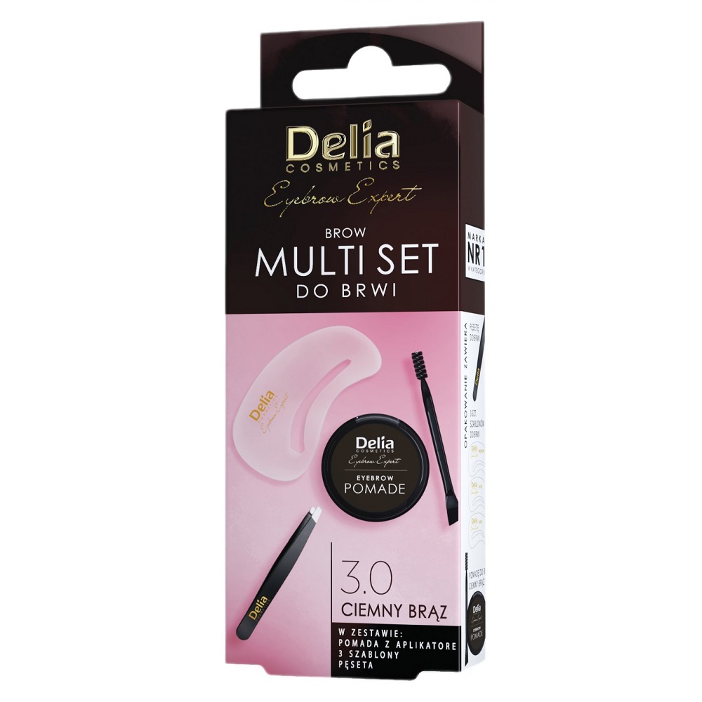 13621421724994744 Brow Multi Set zestaw do stylizacji brwi 3.0 Ciemny Brąz - obrazek 1