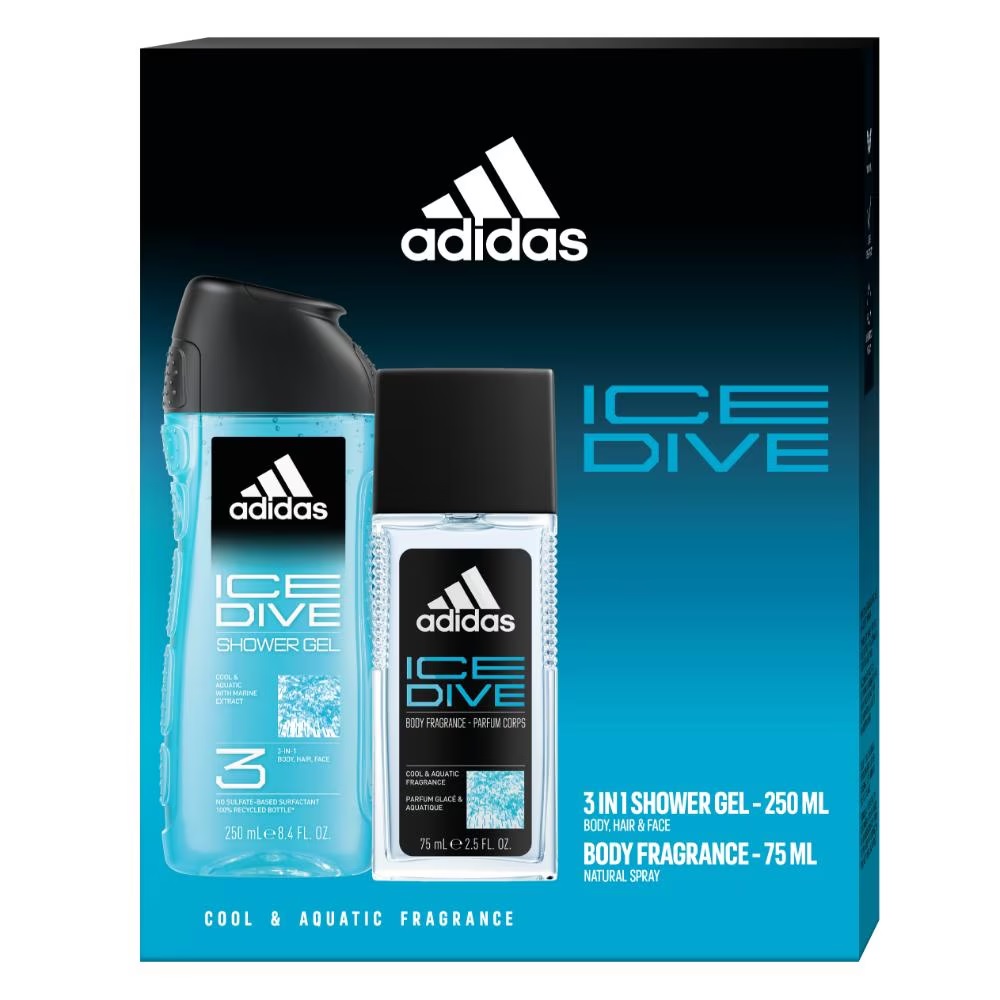 13703431741347206 Ice Dive zestaw dezodorant do ciała 75ml + żel pod prysznic 250ml - obrazek 1