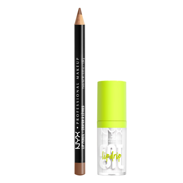 1370861759565991 Duo Kit zestaw Slim Lip Pencil kredka do ust Nude Truffle 1.04g + Fat Oil Lip Drip olejek do ust My Main 4.8ml - obrazek 1