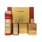Amber Oud Ruby Edition zestaw woda perfumowana spray 75ml + woda perfumowana spray 30ml + dezodorant spray 200ml