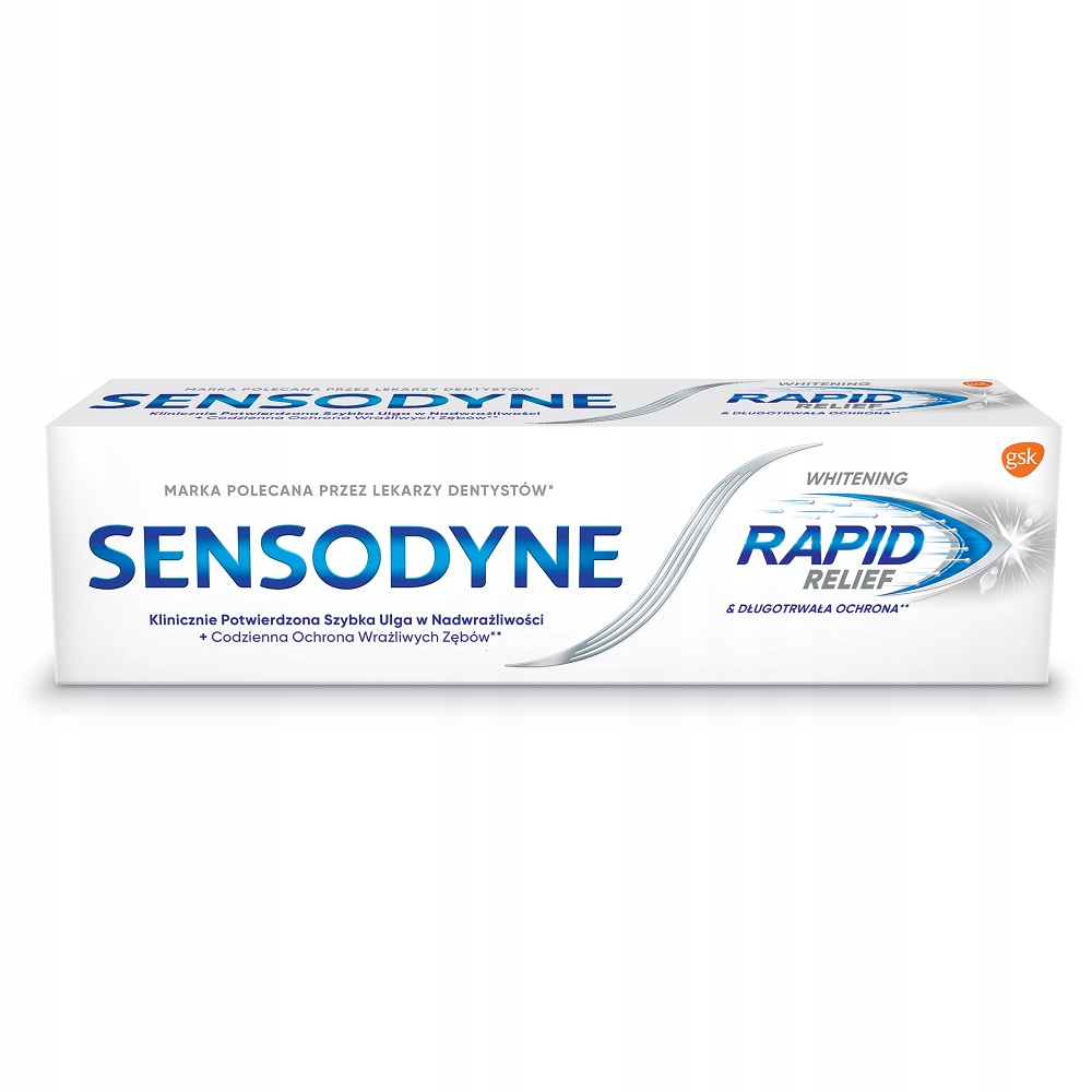 13732601643178053 Whitening Rapid Relief wybielająca pasta do zębów wrażliwych 75ml - obrazek 1