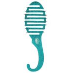 Shower Detangler szczotka do rozczesywania włosów pod prysznicem Teal Glitter