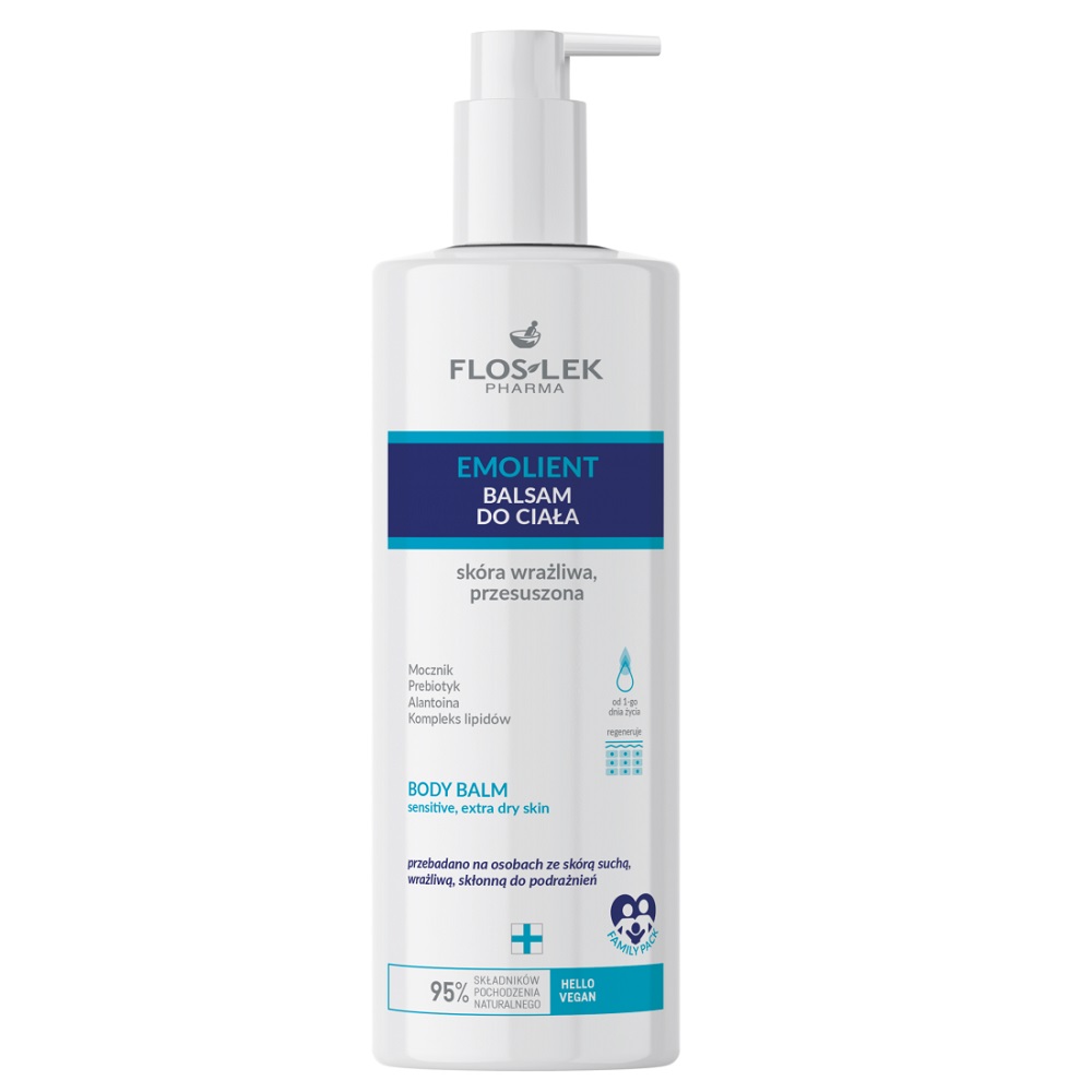 1378521713846836 Emolient balsam do ciała skóra wrażliwa i przesuszona 400ml - obrazek 1