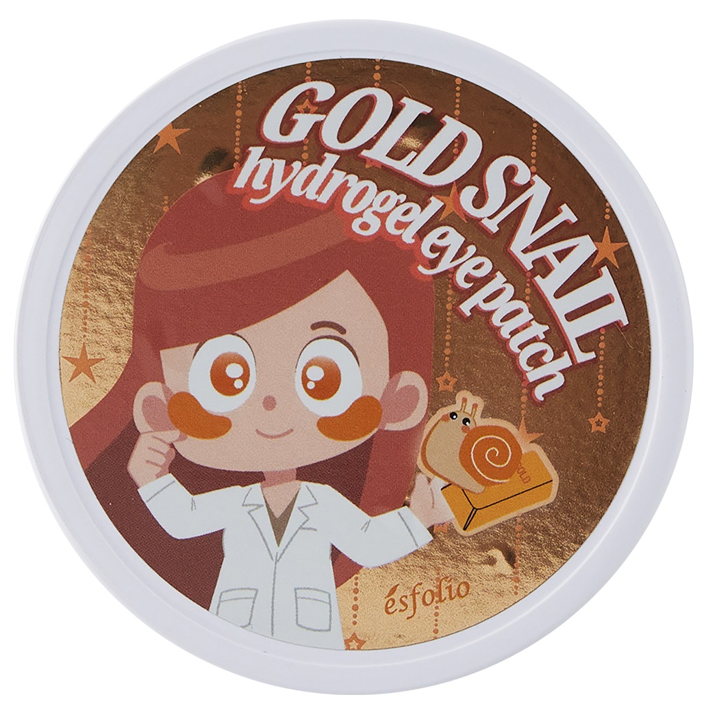 13795581751611816 Gold Snail Hydrogel Eye Patch hydrożelowe płatki pod oczy ze złotem i filtratem ze śluzu ślimaka 60szt. - obrazek 1