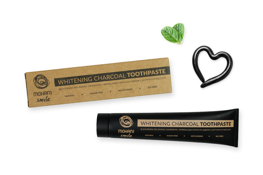 13800951573196638 Smile Whitening Charcoal Toothpaste naturalna pasta wybielająca z węglem aktywnym 75ml - obrazek 1