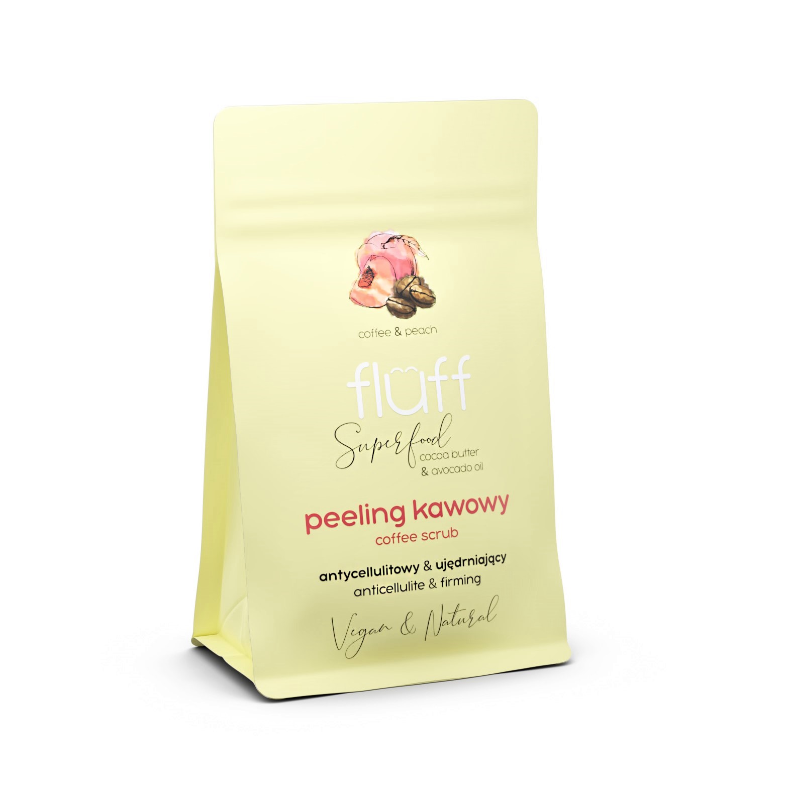 13887281658133642 Coffee Scrub peeling kawowy do ciała Antycellulitowy & Ujędrniający Brzoskwinia 100g - obrazek 1