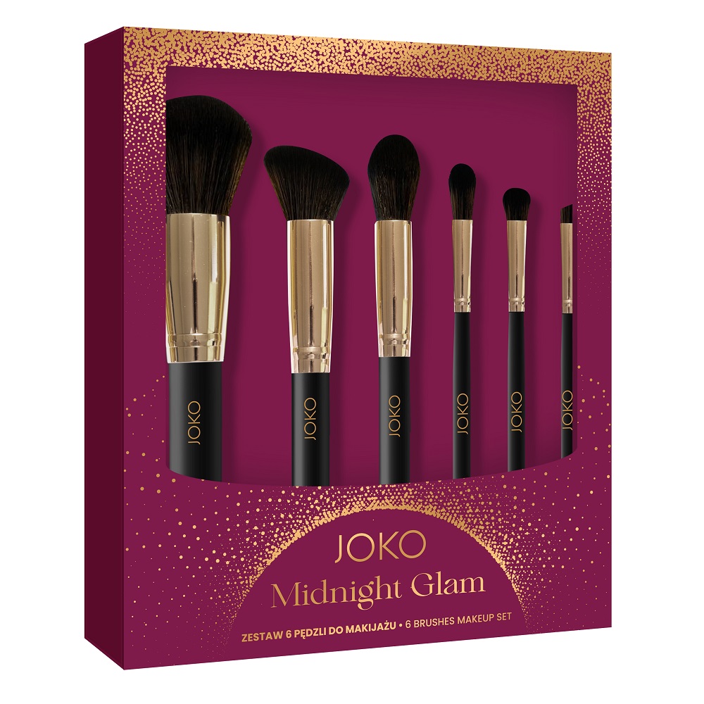 13945191734114982 Midnight Glam zestaw pędzli do makijażu 6szt - obrazek 1