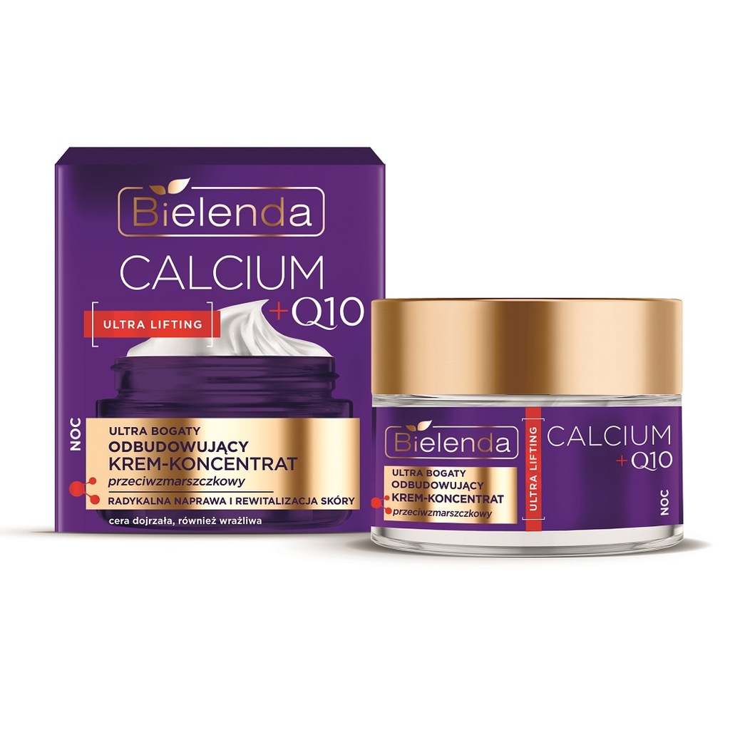 13975101697610633 Calcium + Q10 ultra bogaty odbudowujący krem-koncentrat przeciwzmarszczkowy na noc 50ml - obrazek 1